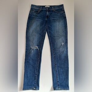 Principle Denim Innovators Jeans Women’s 25 Straight Relaxed Distressed USA Made